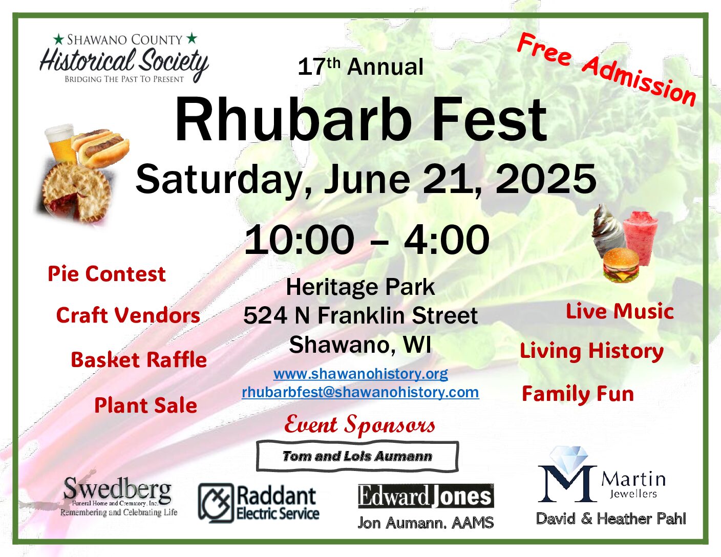 Rhubarb Fest 2025